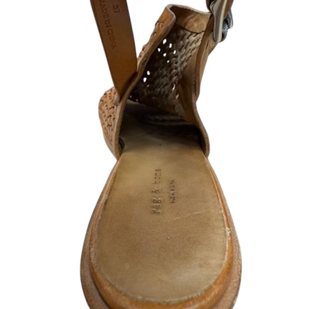 "Rag & Bone" Open Toe Strappy 2.5" Chunky Heel Sz… - image 8